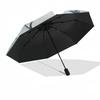 1pc Winter Wonderland Deer: Automatic Opening/Closing Umbrella with Foldable Design, Iron Frame for Outdoor Use, Festive Gift for Fans and Travelers.V