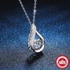 sterling silver water drop pendant necklace - a dazzling fashion accessory