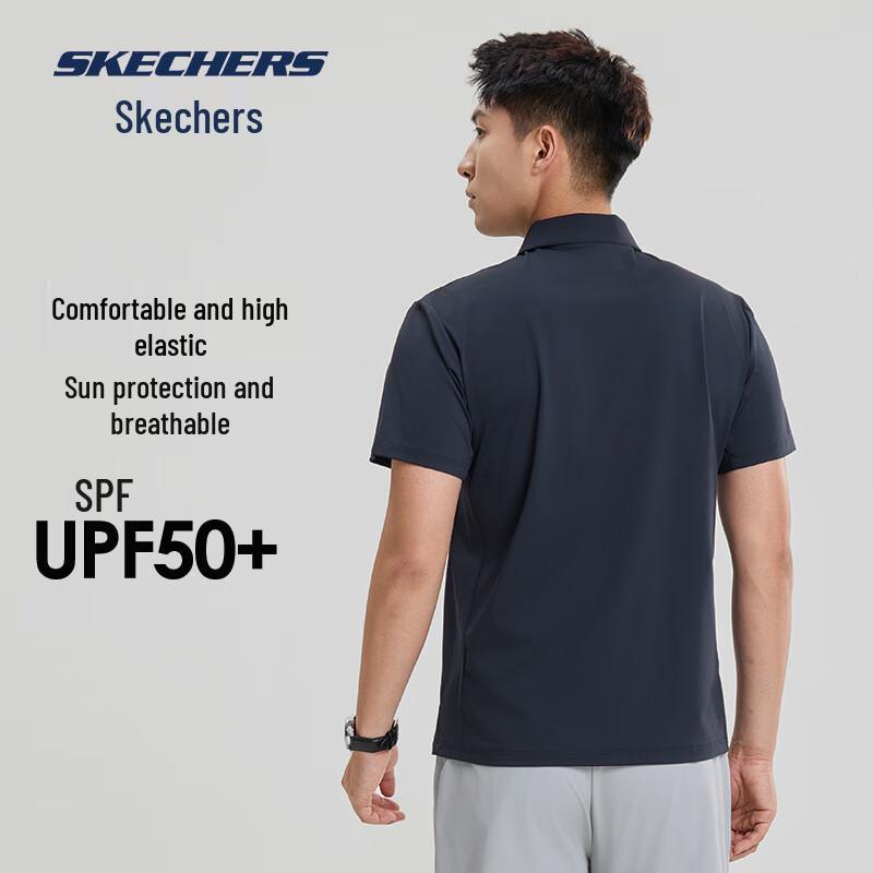 Skechers Men's Performance Sun Protection Short Sleeve Polo
