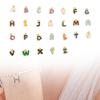 Alphabet Letter Charms Fashion Craft Supplies Small Bead Pendant Set for Making