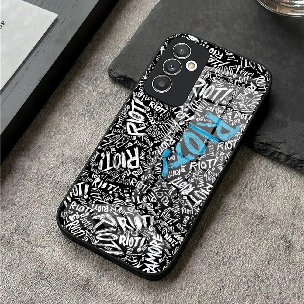 Phone Case For S25 Ultra Samsung S26 S23 S24 Plus S22 S20 S21 Fe A54 A34 A53 A16 Glass Cover COOL Paramore