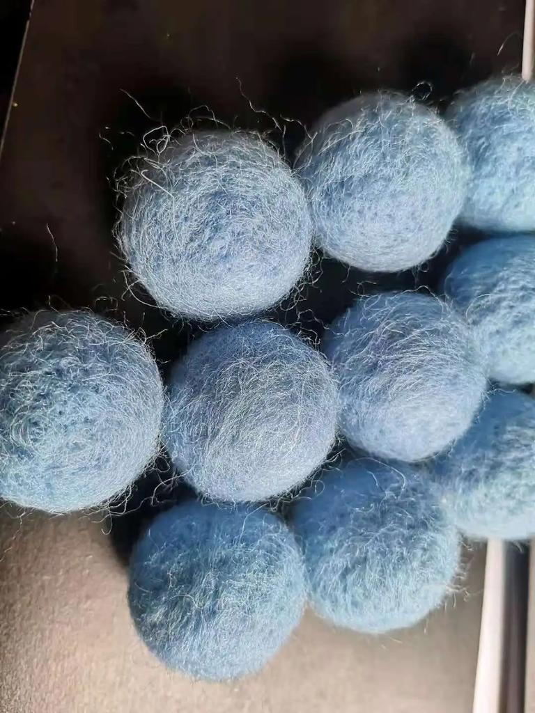 Round Wool Felt Balls for Girls, Pom Poms, Party Supplies, Wedding Decoration, DIY Accessories, 30mm, 10 Pcs