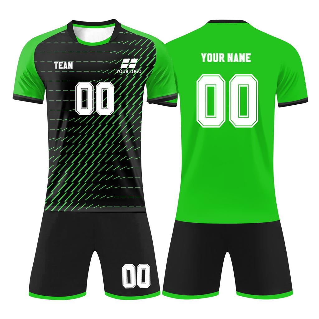 Personlig skjortesett for menn jenter med navnenummer Spesialtilpassede fotballdrakter for gutter treningsdress