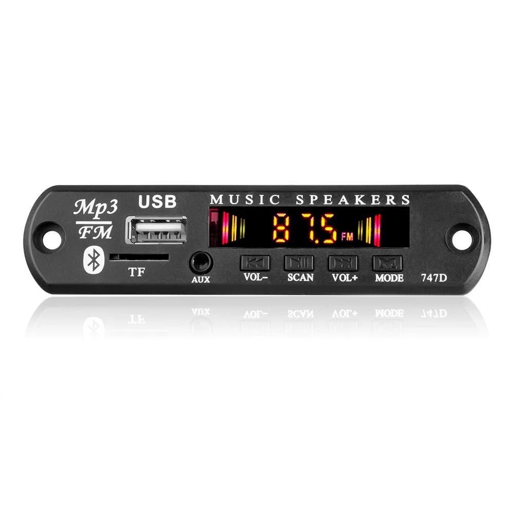 9V-12V Bluetooth 5.3 Sada do auta Bezdrátový MP3 dekodér Deska Audio 12V WMA Modul přehrávače hudby do auta Bezeztrátové audio USB AUX TF Rádio