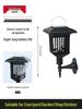 Solar Mosquito Repellent Lamp: Outdoor Garden Handheld Insect Killer Stainless Steel Light