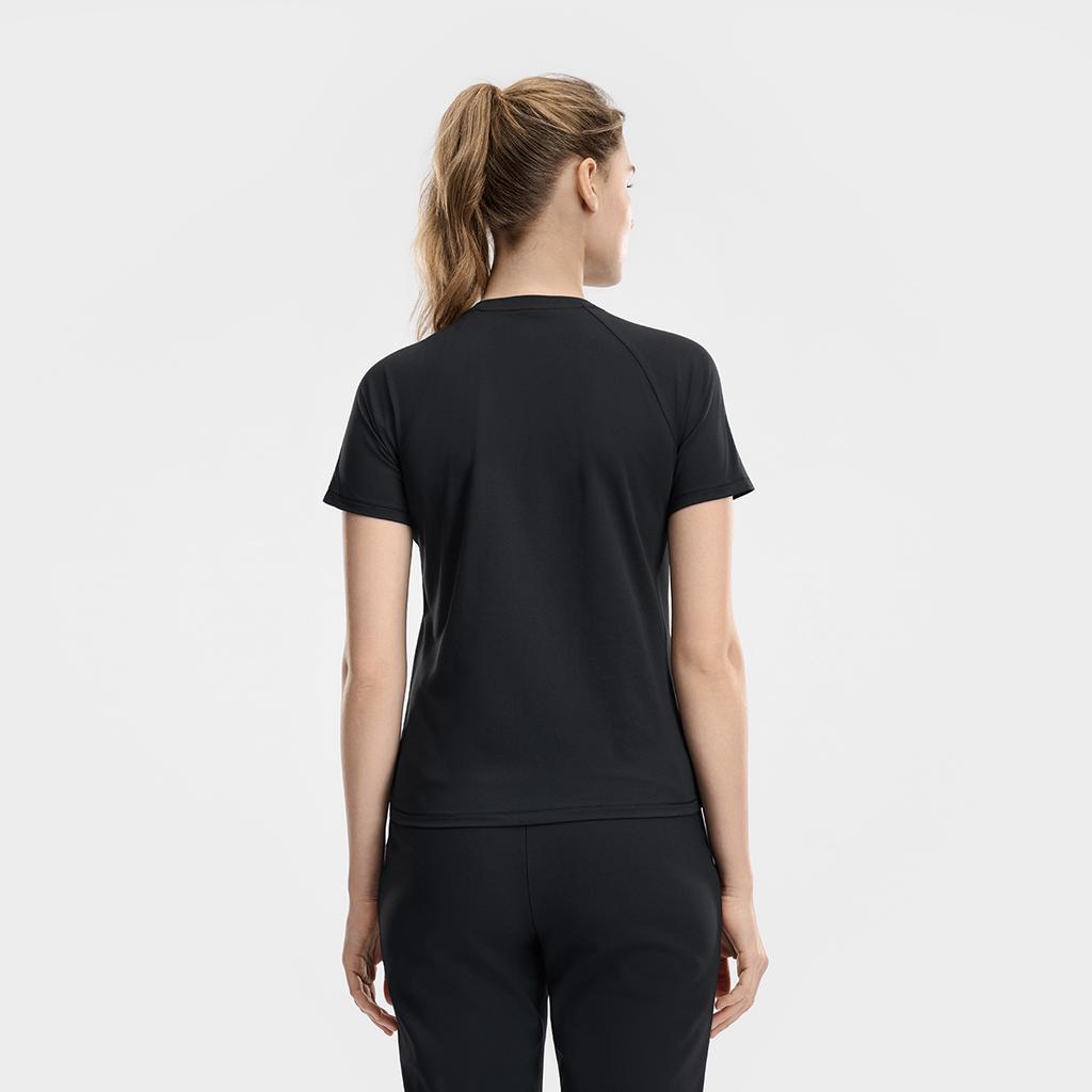 FILA Fitness Basic Comfortable Short Sleeve T-Shirt Women tops Deep-Black A11W621102FBK
