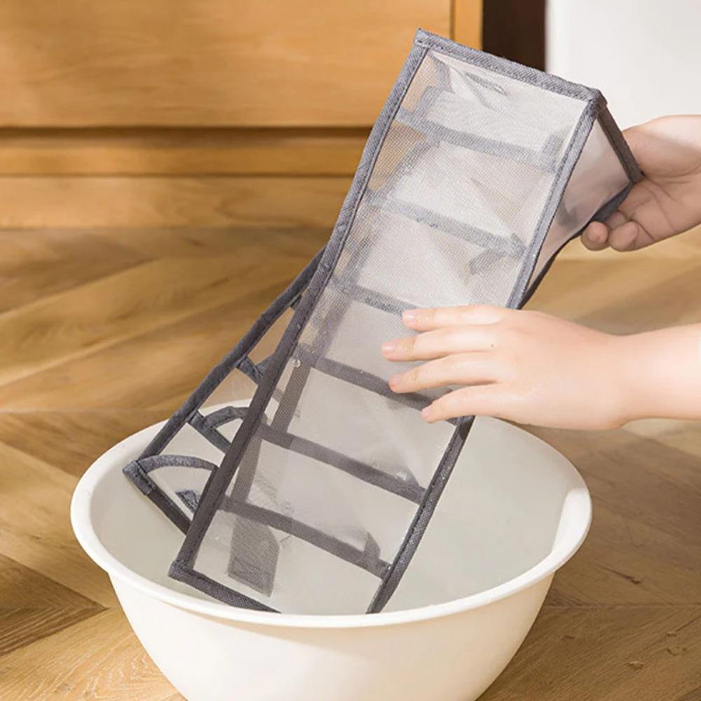 Dreiteiliger Anzug Faltbarer Unterwäsche Unterwäsche Socken Organizer mit Fächern Aufbewahrungsbox für Kleidung Atmungsaktive Netztasche für Kleiderschrank