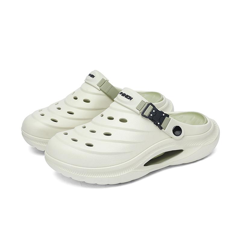 

Летние мужские тапочки Нескользящие Мягкая платформа Уличные пляжные сандалии Удобная обувь с амортизацией для мужчин Легкие полутапочки 38-39