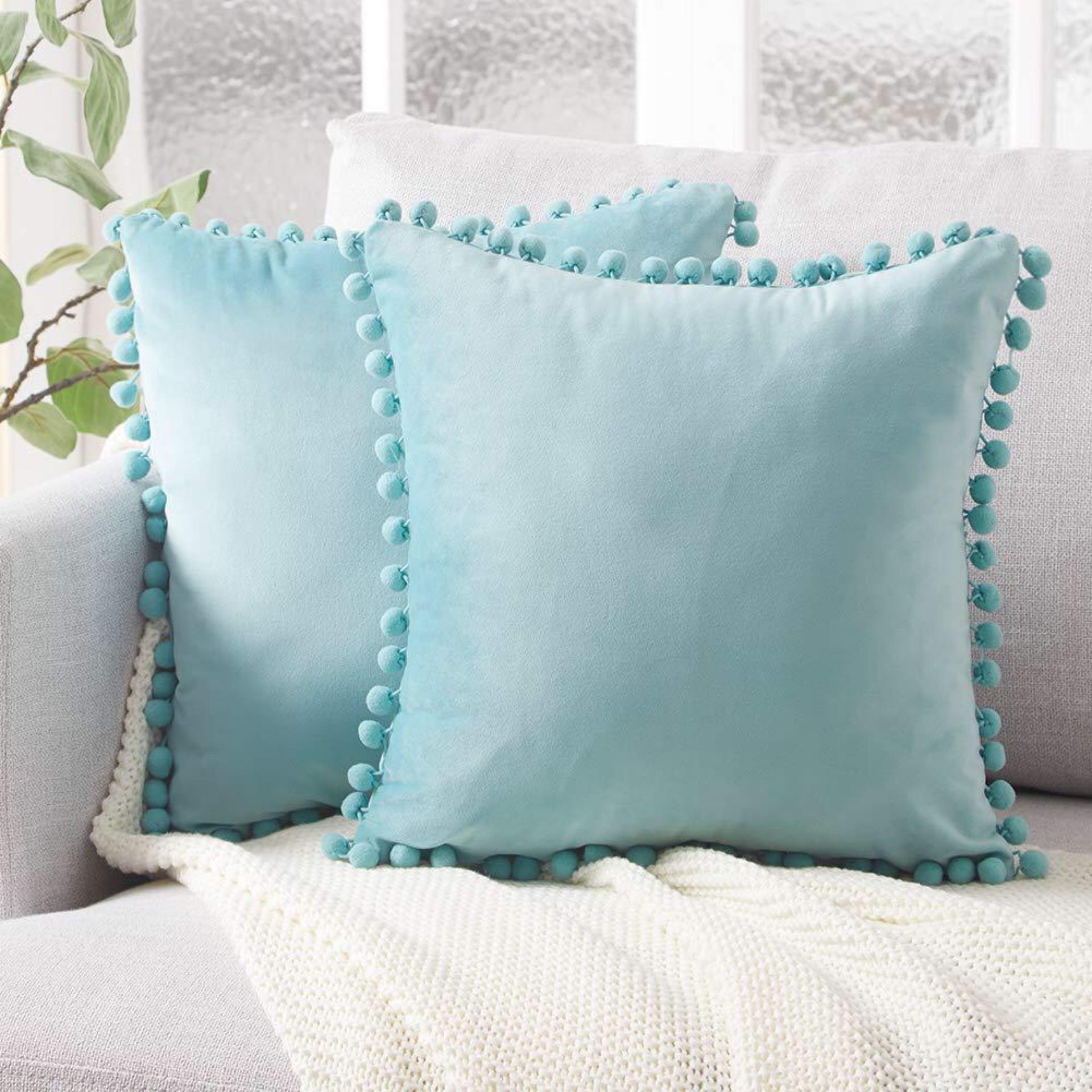 

Home Bohemian Style Velvet Cushion Cover Decor Soft Decorative Pillow Case Covers Room Decoration Sofa Pillowcases Big 45×45 Cm 45X45cm