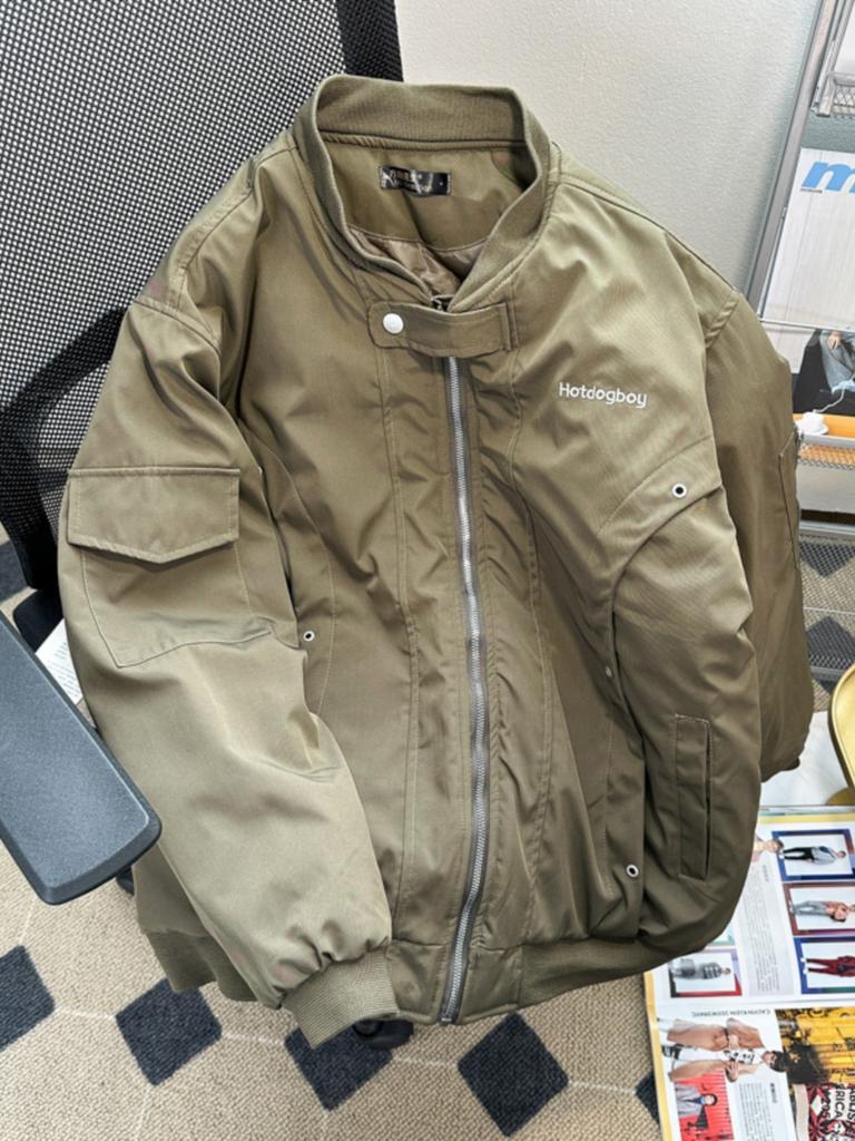 Frühling und Herbst neue Paar Baseballjacke Amerikanische High Street Vibe Fliegerjacke Herren Trenddesign Jacke