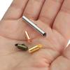 50pcs Fastener Tube Crimp End Caps Slider Clasp Bracelet Buckles for DIY Connectors Loom Jewelry Making Findings Accessories