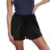 Damen Lässige Mode Hohe Taille Einfarbig Elastischer Bund Shorts