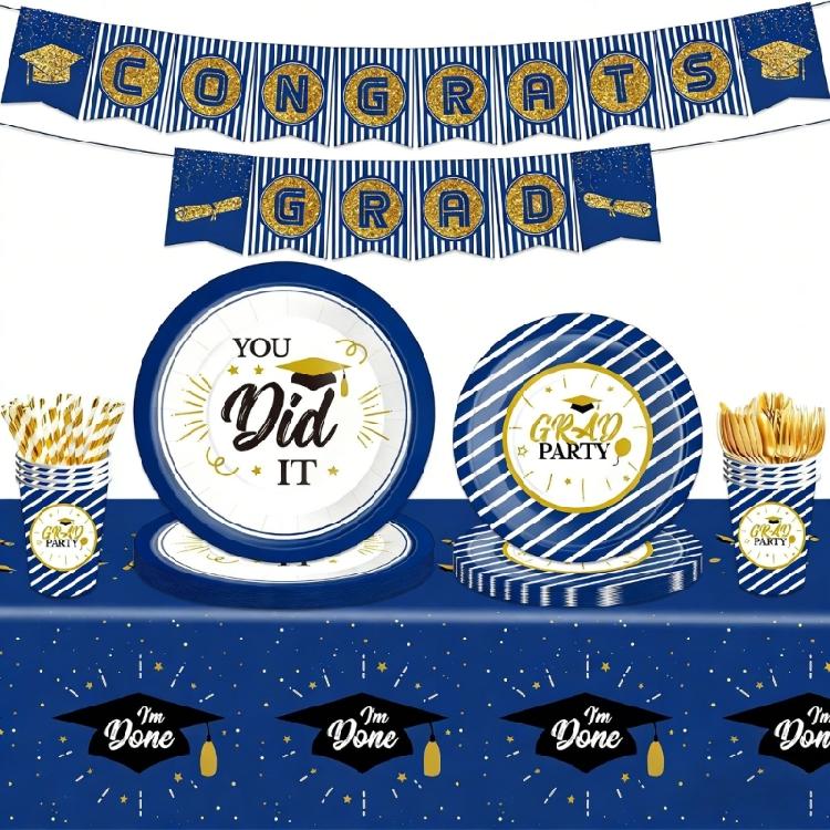 

Stylish Graduation Gathering deck White Cardstock Pack For Fast Party arrange 1