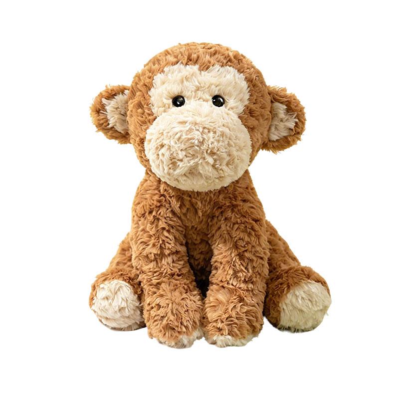 25cm Sitting Cartoon Animal Plush Toy Stuffed Lamb Pig Fox Sloth Cow Elephant Elk Soft Plushie Companion Gift