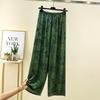 Pantaloni Casual in Cotone Sottile da Donna Estivi Larghi da Casa Lunghi a Gamba Larga