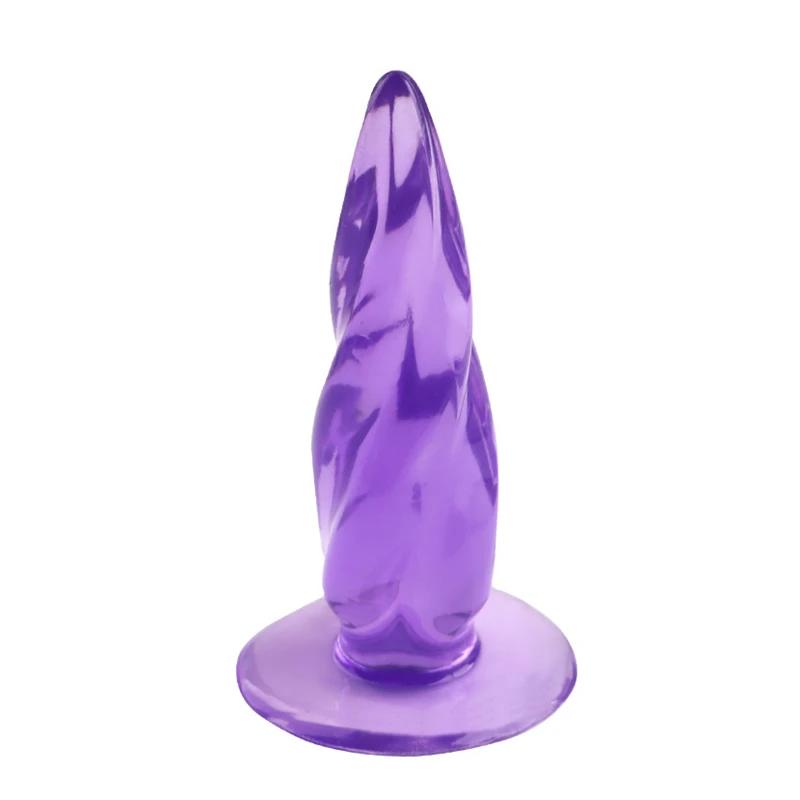 Soft Anal Dildo Butt Plug Prostate Massager Adult Gay Phalluses Anal Plug Beads G-spot Erotic Sex Toys For Men Women Products