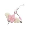 Plüsch Sternform Erdbeere Schlüsselanhänger Anhänger Weicher Plüschstoff Handy Lanyard Für Geschenke Und Tägliche Nutzung Handy Kette