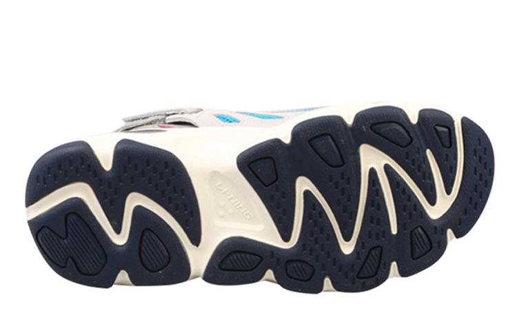 Li Ning Butterfly Non slip Lightweight Low top Chunky Sneakers Unisex Gray Blue AGLP087-2