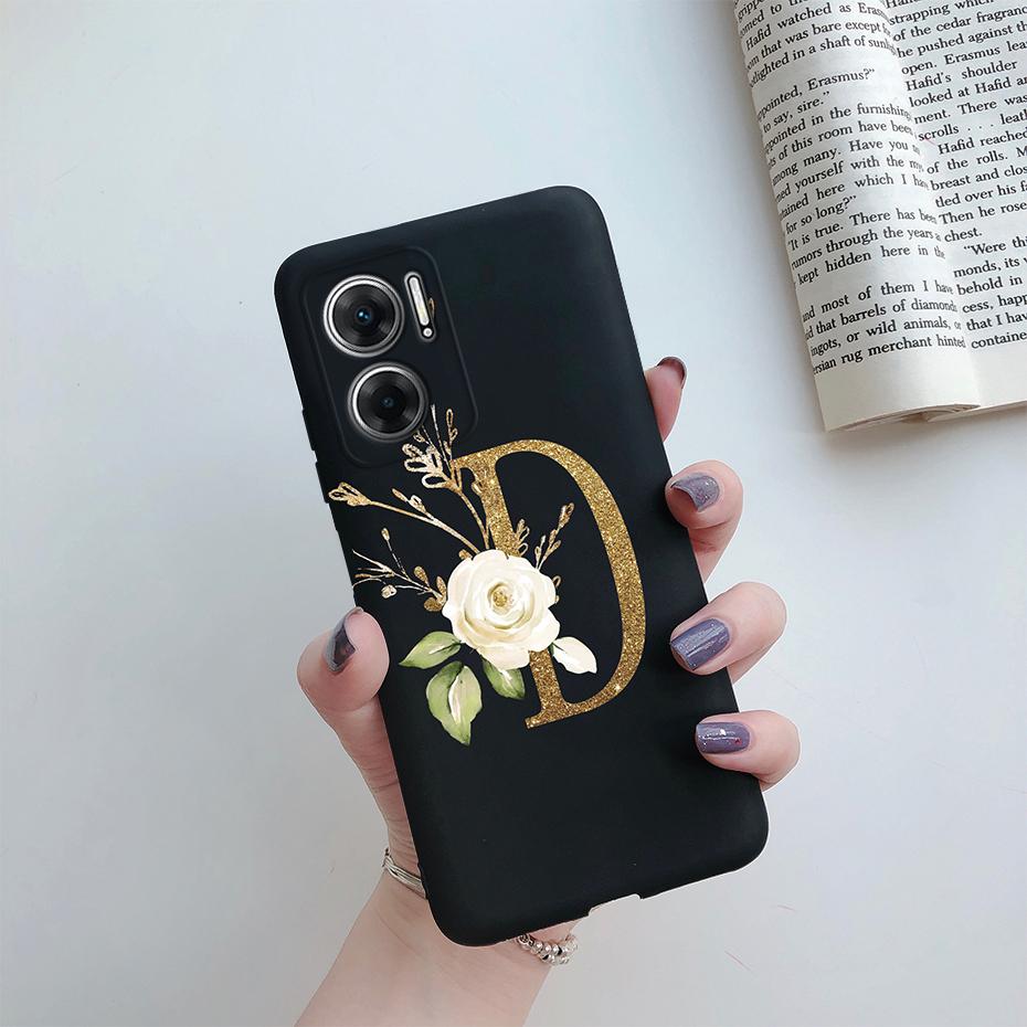 For Xiaomi Redmi 10 5G Case Cute Letters Cover Soft Silicon Protective Phone Case For Xiaomi Redmi 10 Redmi10 5G 2022 Back Cover