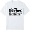 Streetwear Sommer Jungen T-Shirt Das Dackel Vater Hund Silhouette Design Kurzarm Weiches Rundhals-T-Shirt Entspannte Passform T-Shirt