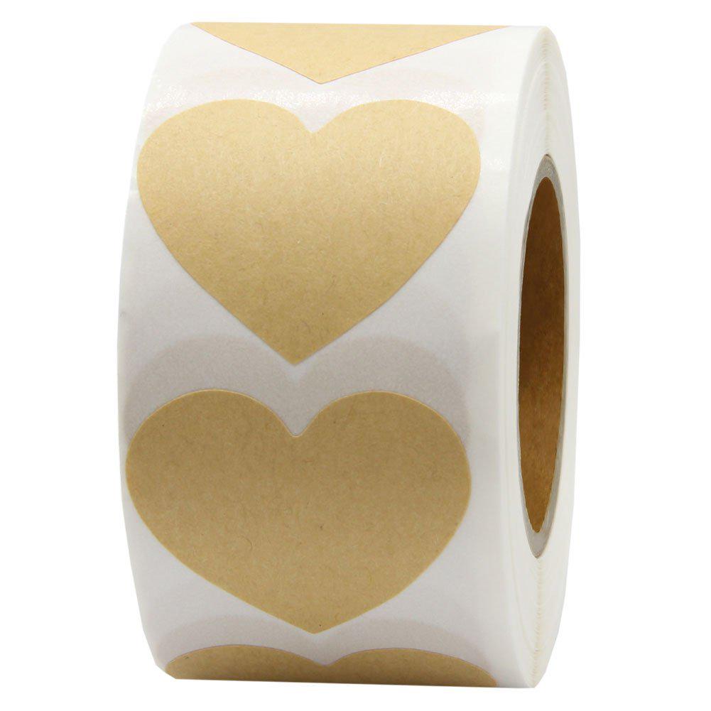 Rotolo di Adesivi a Cuore per San Valentino - Adesivi Rotondi Adesivi Sigillanti a Forma di Cuore per Regali di Matrimonio. Vendita Calda!