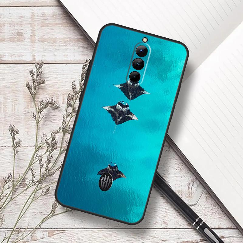 Animal Manta Ray Case For ZTE Nubia Red Magic 10 Air 6S 7S 6 7 Pro RedMagic 8 9 8S 9S 10S 11 Pro Plus Cover