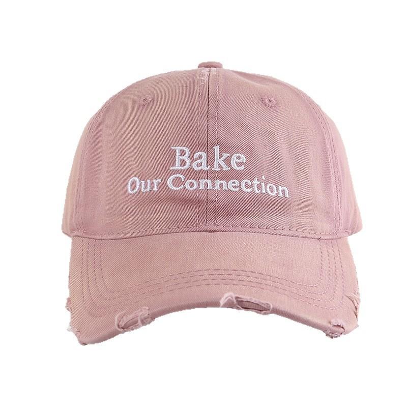 Cotton Baseball Cap With Wide Brim Sunshade For Casual Outdoor Wear