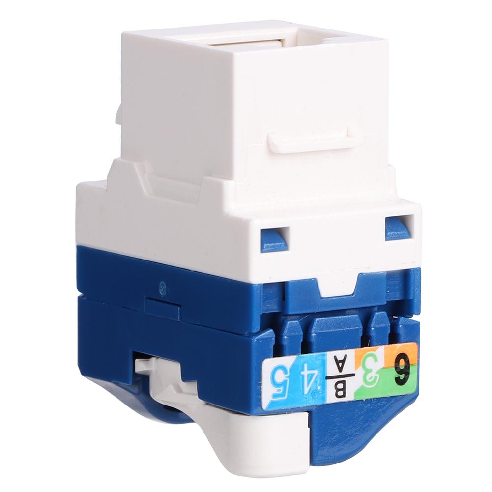 

2pcs Cat6 Networks Module Rotating RJ45 Networks Cable Information Connector Socket Adapter