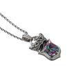ARTEMISKINGS Crown Shield Pendant Mystic Quartz AKP0132 Silver Accessories Brand Jewelry Silver 925 [Artemis Kings] [Top Only] Men's