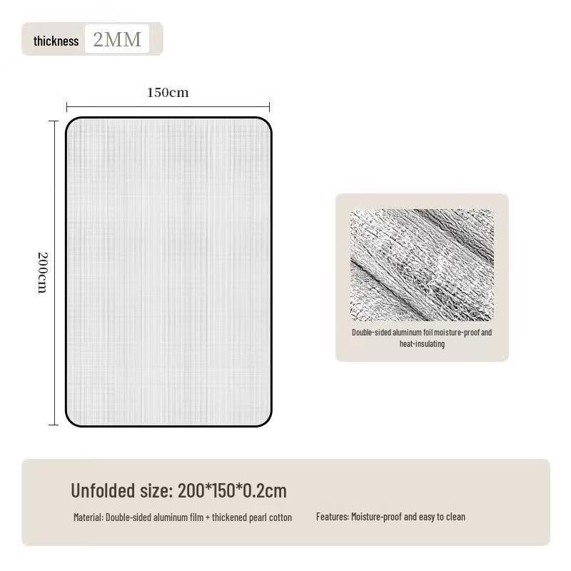 Series Clear Outdoor Waterproof Aluminum Foil Mat