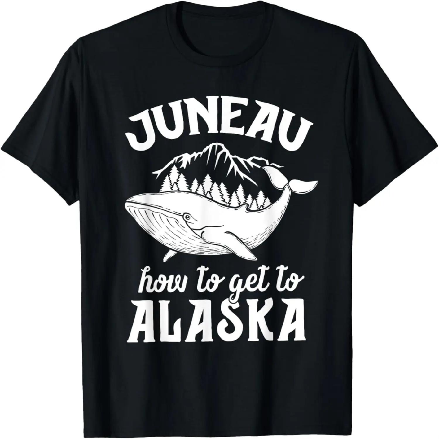 Funny Juneau Alaska Joke Pun Cruise Family Vacation T-Shirt T-Shirt S