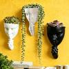Face Flower Pot Decorative Flower Planter Small Potted Plant Holder for Home Living Room Bedroom Office Coffee Shop