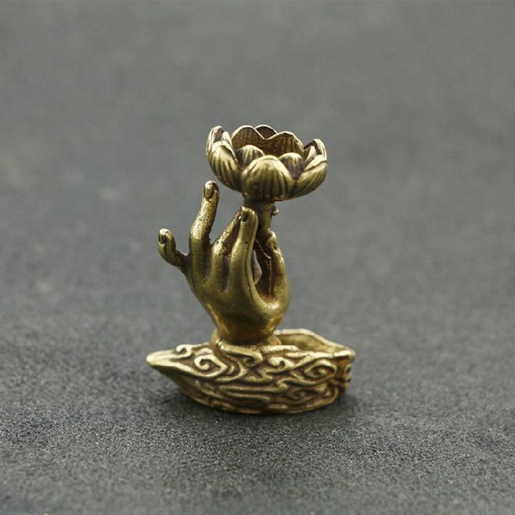 Buddha Hand Lotus Weihrauch für Räuchergefäß Vintage Heiliges Buddhistisches Geschenk Zubehör