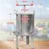 Small Honey Press Machine Household Food Grade Stainless Steel Honey Press Portable Honey Extractor