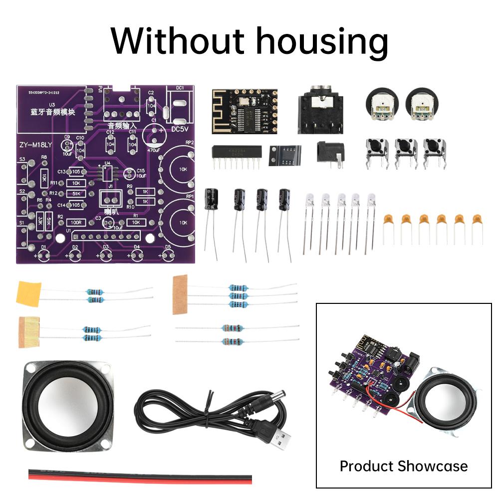 

DIY Bluetooth Speaker Audio Kit DIY Soldering Project Practice Electronic Kit Solder Assembly Audio Amplifier Speaker Component