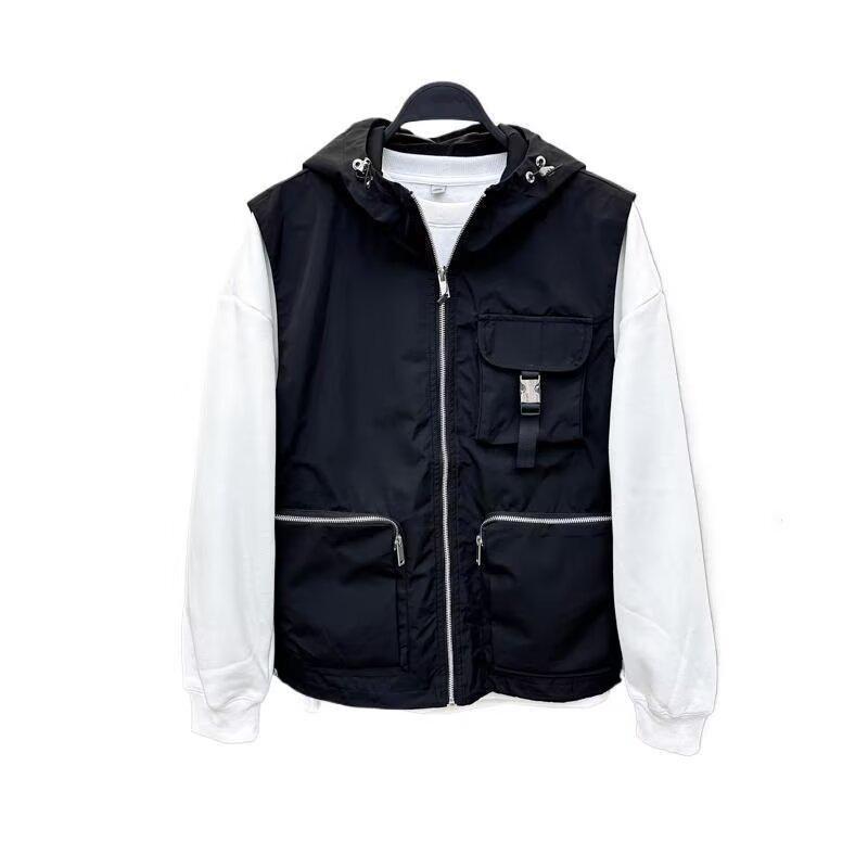 Men's Quick-Dry Multi-Pocket Hooded Vest - Solid Color, Casual, Sleeveless Gilet for Autumn Trends