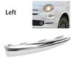 Left Front Bumper Moulding Chrome Trim 735642306 For Fiat 500 (312) LOUNGE 16-20