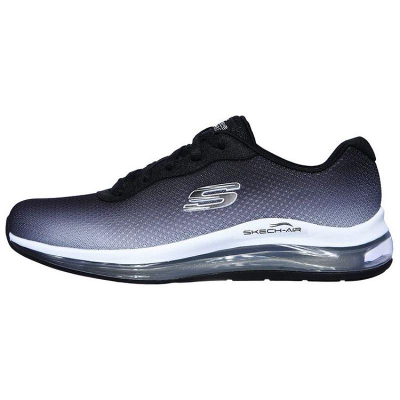 Skechers Skech-Air Element 2.0 Women Low Top Sport Casual Shoes Black White 149062-BKW 35