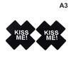 Body Jewelry Women Nipple Sticker Cross Nipple Cover White Rose Black Nipple Ring  Jewelry Disposable Pasties Covers