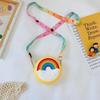 Bolsa Mensageiro Infantil Alça Larga Ajustável Bolsa de Mão para Viagem Nova Bolsa Transversal Infantil Menina Bonita Donut Bolsa de Ombro Menina