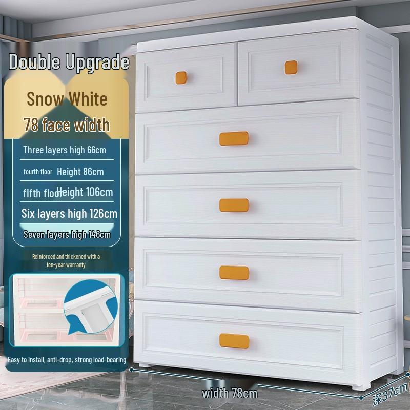 Multi-Layer Drawer Storage Cabinet for Clothes and Toys