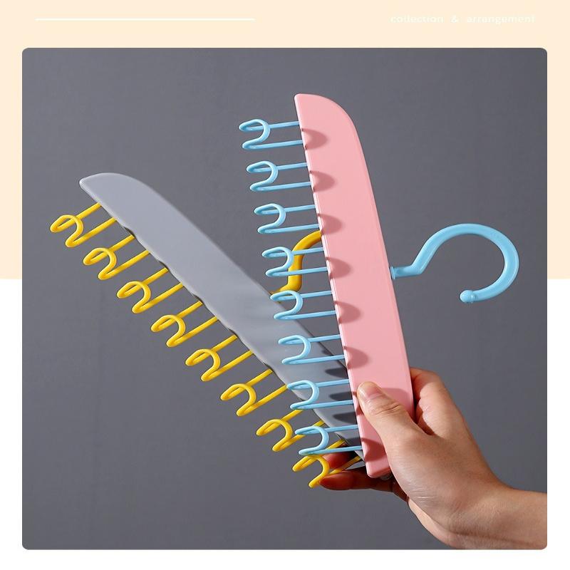 Wavy Clothes Hanger Good Load Bearing Capacity Stay Organized Space Saving Bra Hangers Multifunctional For Student Dormitories