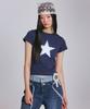 YOUHEE Star Point T-Shirts_Navy