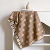Double-sided small flower imitation cashmere scarf women's summer air-conditioned room shawl winter thickened warm versatile long scarf