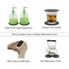 Sottobicchiere Rotondo in Silicone Antiscivolo Spesso Tappetino Isolante per Tazze d'Acqua Calde Set Sottobicchieri per Tazze da Tè