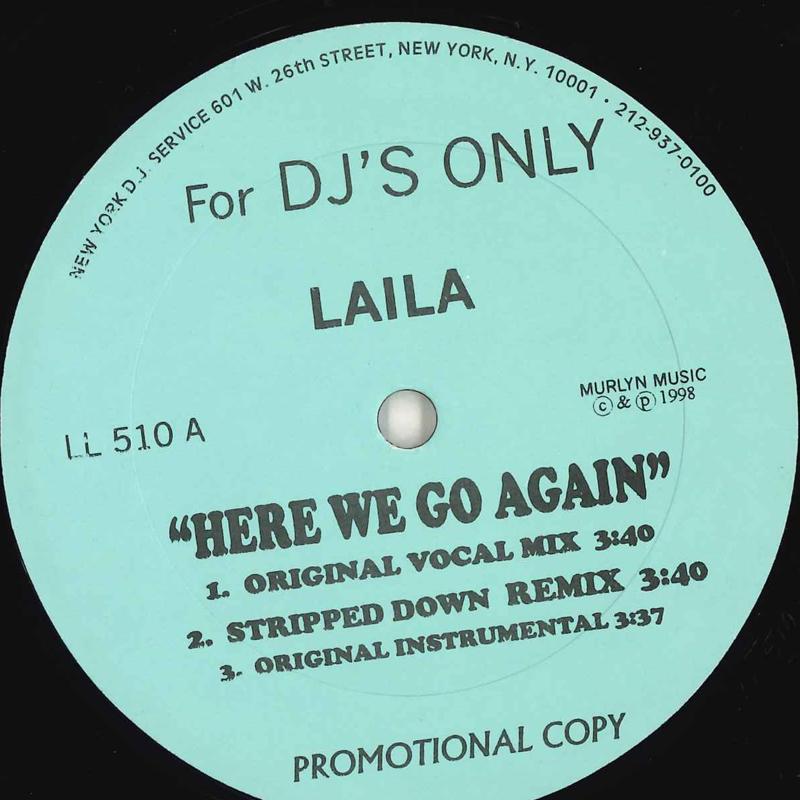 12inch Record LAILA - Here We Go Again LL510PROMO MURLYN 1998 US Rap & Hip-Hop/R&B Used