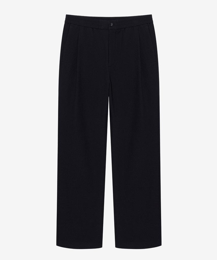 MINDBRIDGE [All Day Cool] Relaxed Fit One-Pleat Two-Tone Seersker Pants - 2 Colors