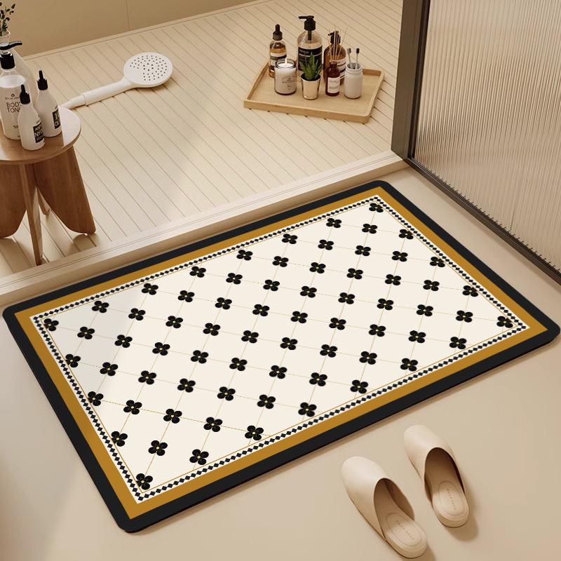 Diatomaceous Earth Quick-Dry Non-Slip Bathroom Floor Mat