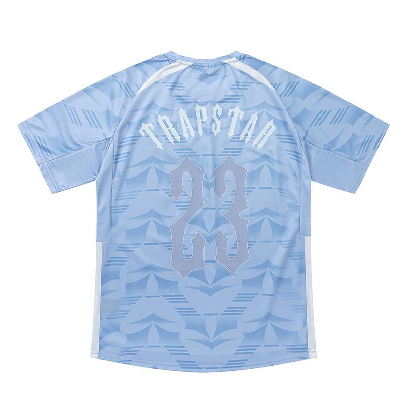 Trapstar London 2026 New Summer Trapstar Logo Diagonal Logo Number 23 Basketball Jersey Football Jersey Gradient Sports Short Sleeved T-shirt