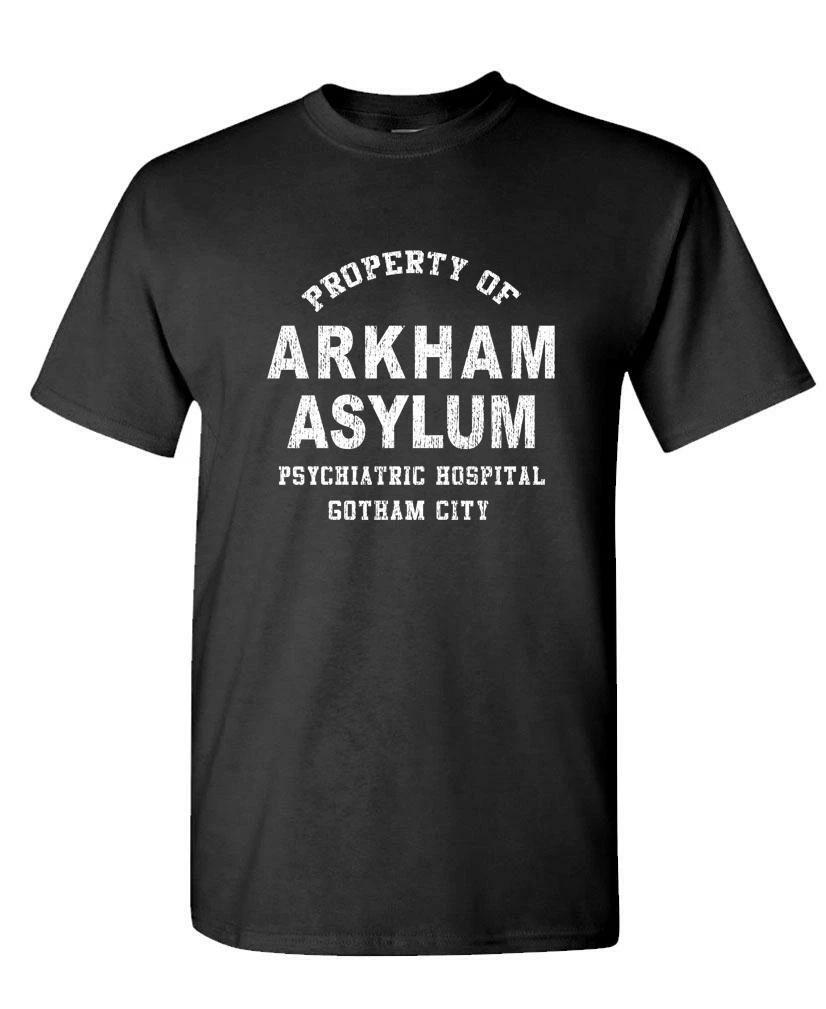 ARKHAM ASYLUM For Criminally INSANE tv hero - Unisex Cotton T-Shirt S